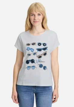 Betty Barclay Shirts*Casual-Shirt mit Aufdruck Patch White/Blue