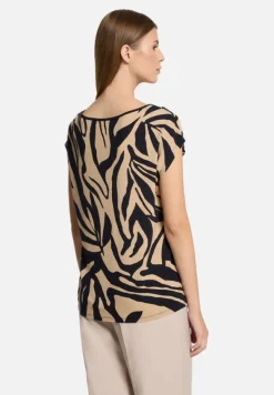 Betty Barclay Shirts*Casual-Shirt mit Aufdruck Schwarz/Braun