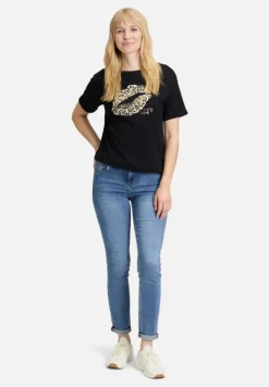 Betty Barclay Shirts*Casual-Shirt mit Aufdruck Patch Black/Camel