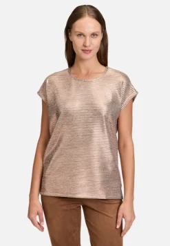 Betty Barclay Shirts*Casual-Shirt mit Glanzeffekt Metallic Rosé