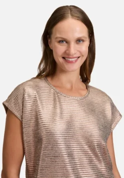 Betty Barclay Shirts*Casual-Shirt mit Glanzeffekt Metallic Rosé
