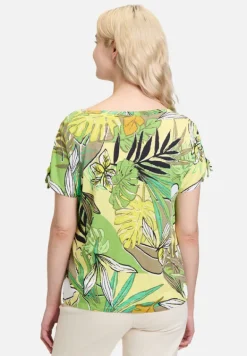 Betty Barclay Shirts*Casual-Shirt mit Raffung Green/Yellow