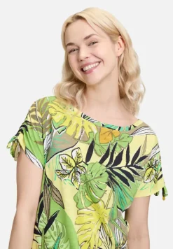 Betty Barclay Shirts*Casual-Shirt mit Raffung Green/Yellow
