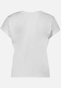 Betty Barclay Shirts*Casual-Shirt mit Ärmelaufschlag Patch White/Brown