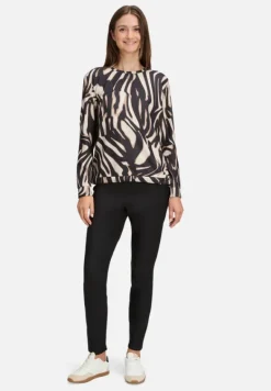 Betty Barclay Shirts*Casual-Shirt mit Tunnelzug Nature/Black