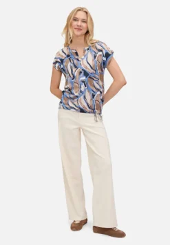 Betty Barclay Shirts*Casual-Shirt mit Tunnelzug Nature/Blue