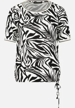 Betty Barclay Shirts*Casual-Shirt mit Tunnelzug Schwarz/Weiß