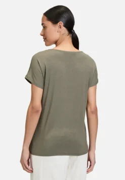 Betty Barclay Basics|Shirts*Casual-Shirt mit V-Ausschnitt Dusty Olive