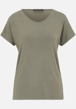Betty Barclay Basics|Shirts*Casual-Shirt mit V-Ausschnitt Dusty Olive
