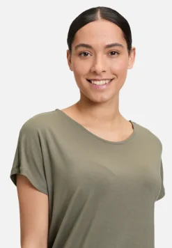 Betty Barclay Basics|Shirts*Casual-Shirt mit V-Ausschnitt Dusty Olive