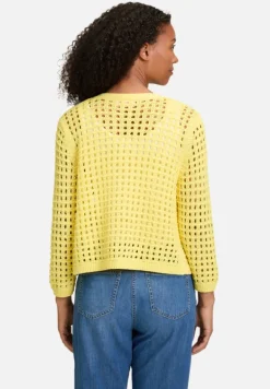 Betty Barclay Strick*Casual-Strickjacke mit Effektgarn Gelb