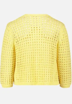 Betty Barclay Strick*Casual-Strickjacke mit Effektgarn Gelb