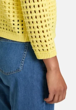 Betty Barclay Strick*Casual-Strickjacke mit Effektgarn Gelb