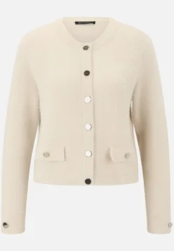 Betty Barclay Strick|Jacken*Casual-Strickjacke mit Knopfleiste beige