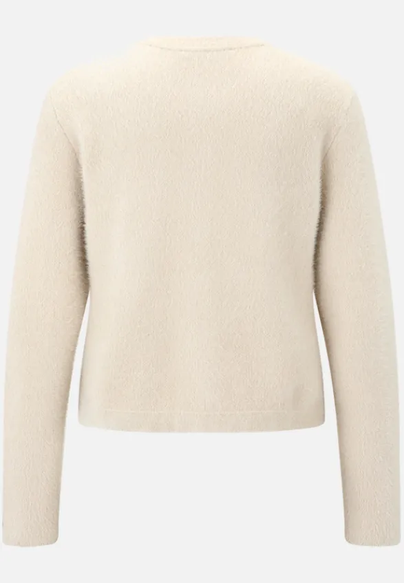 Betty Barclay Strick|Jacken*Casual-Strickjacke mit Knopfleiste beige