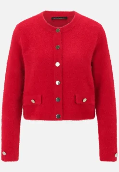 Betty Barclay Strick|Jacken*Casual-Strickjacke mit Knopfleiste Rot