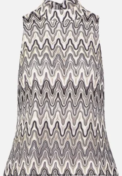 Betty Barclay Shirts*Crop-Top mit Stehkragen Weiß/Schwarz