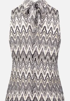 Betty Barclay Shirts*Crop-Top mit Stehkragen Weiß/Schwarz