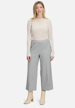 Betty Barclay Business Kleidung|Hosen*Culotte unifarben Silbergrau