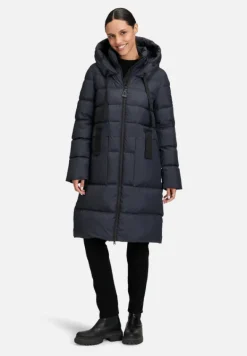 Betty Barclay Mäntel*Daunen-Steppjacke mit Kapuze Dunkelblau