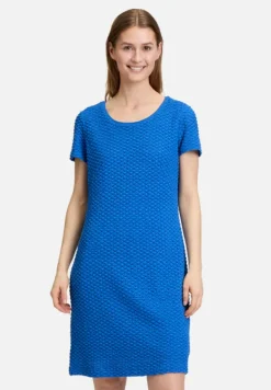 Betty Barclay Kleider*Etuikleid mit Rundhalsausschnitt mittelblau