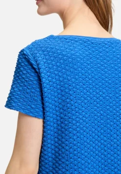 Betty Barclay Kleider*Etuikleid mit Rundhalsausschnitt mittelblau