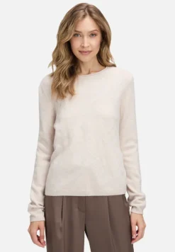 Betty Barclay Strick*Feinstrickpullover mit Applikation Light Beige Melange