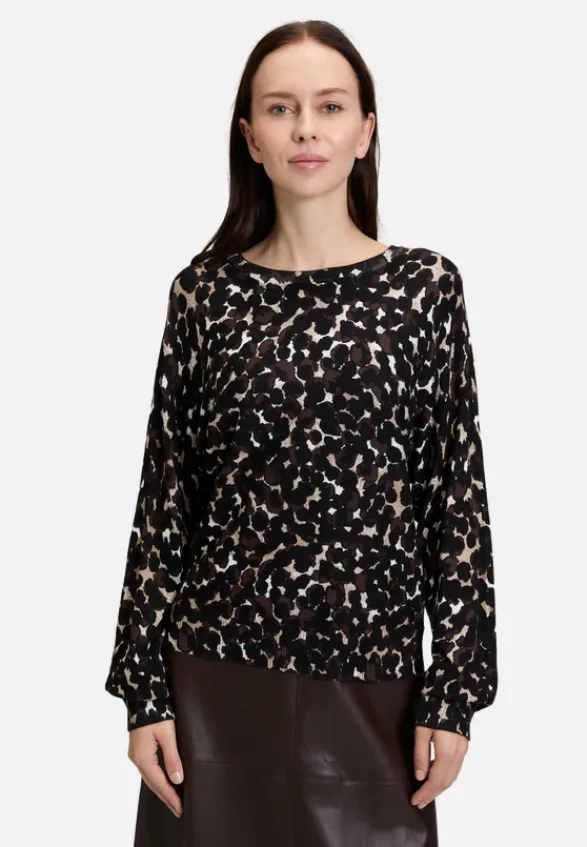 Betty Barclay Strick*Feinstrickpullover mit Fledermausärmeln Braun/Beige