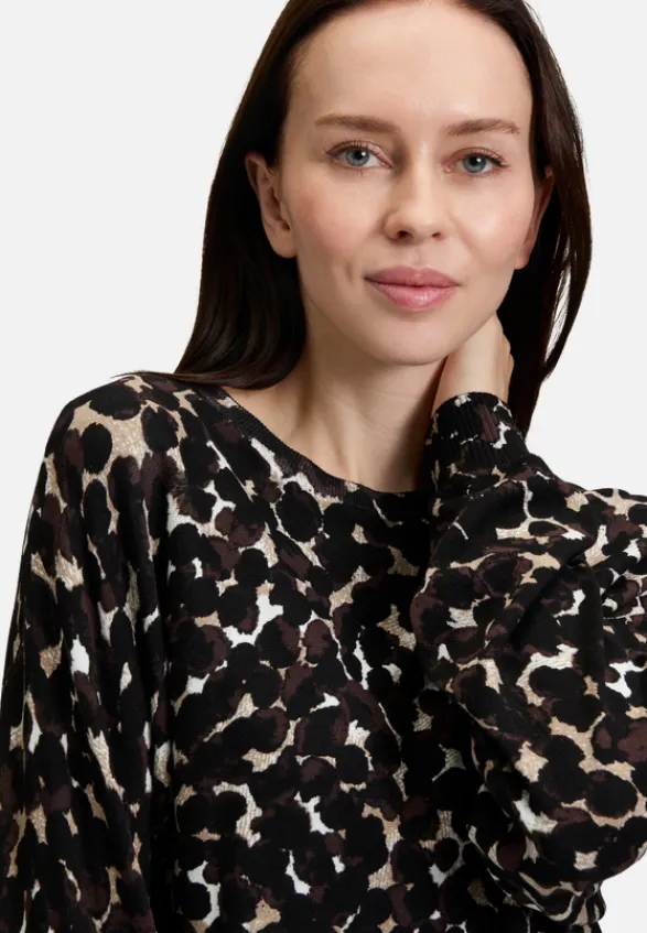 Betty Barclay Strick*Feinstrickpullover mit Fledermausärmeln Braun/Beige