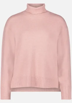 Betty Barclay Basics|Strick*Feinstrickpullover mit hohem Kragen Pale Mauve Melange