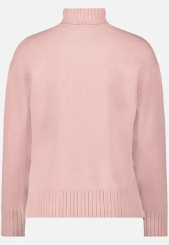 Betty Barclay Basics|Strick*Feinstrickpullover mit hohem Kragen Pale Mauve Melange