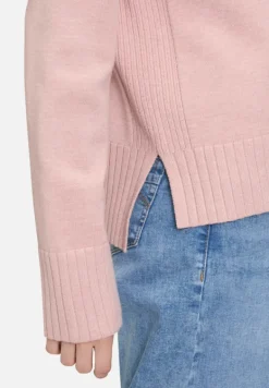 Betty Barclay Basics|Strick*Feinstrickpullover mit hohem Kragen Pale Mauve Melange