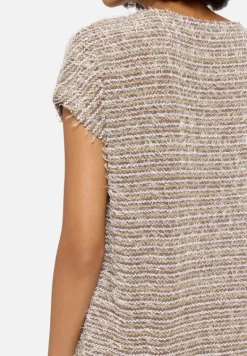 Betty Barclay Strick*Feinstrickpullover mit Lurexfaden Taupe/Beige