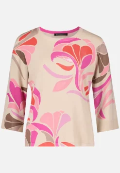 Betty Barclay Strick*Feinstrickpullover mit Print Nature/Red