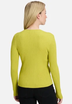 Betty Barclay Strick*Feinstrickpullover mit Rippenstruktur Citronelle
