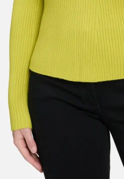 Betty Barclay Strick*Feinstrickpullover mit Rippenstruktur Citronelle