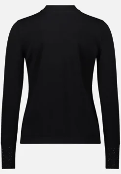 Betty Barclay Strick*Feinstrickpullover mit Strass Schwarz