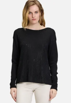 Betty Barclay Strick*Feinstrickpullover mit Strass Schwarz