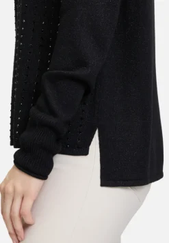 Betty Barclay Strick*Feinstrickpullover mit Strass Schwarz