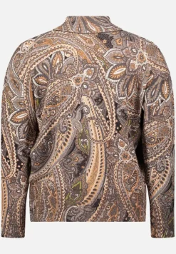 Betty Barclay Strick*Feinstrickpullover mit Stehkragen Grau/Beige