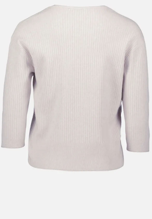 Betty Barclay Strick*Feinstrickpullover mit V-Ausschnitt Light Beige Melange