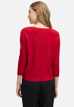 Betty Barclay Strick*Feinstrickpullover mit V-Ausschnitt Rot