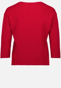 Betty Barclay Strick*Feinstrickpullover mit V-Ausschnitt Rot