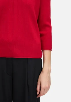 Betty Barclay Strick*Feinstrickpullover mit V-Ausschnitt Rot