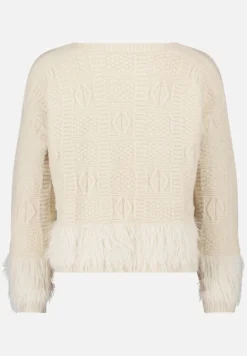 Betty Barclay Strick*Grobstrick-Pullover mit Effektgarn beige