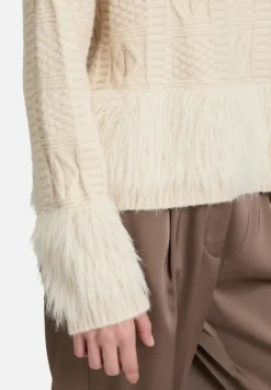 Betty Barclay Strick*Grobstrick-Pullover mit Effektgarn beige