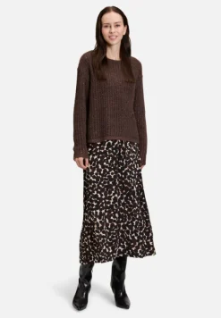 Betty Barclay Strick*Grobstrick-Pullover mit Pailletten Light Maroon