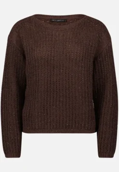 Betty Barclay Strick*Grobstrick-Pullover mit Pailletten Light Maroon