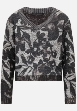 Betty Barclay Strick*Grobstrick-Pullover mit Pailletten Beige/Braun