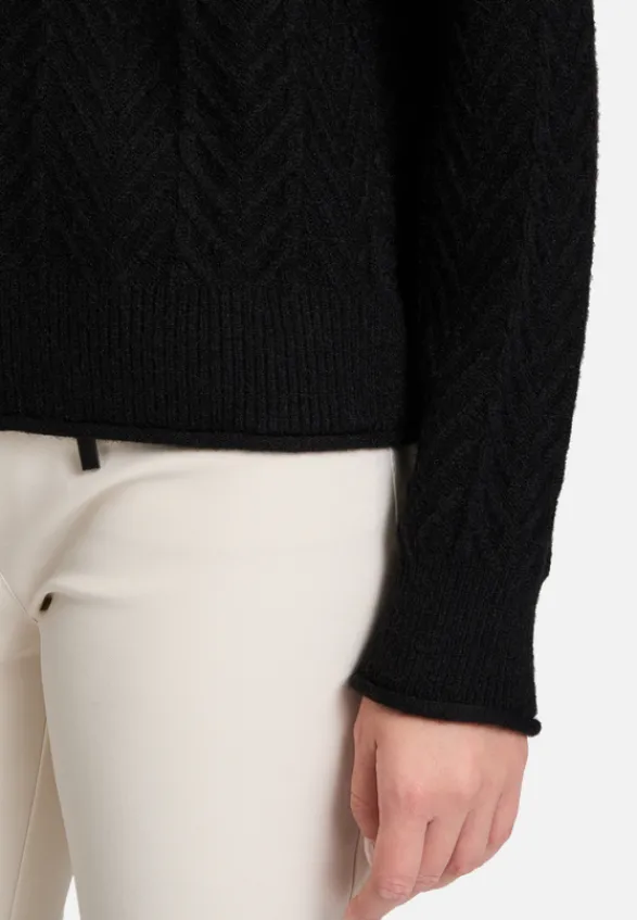 Betty Barclay Strick*Grobstrick-Pullover mit Struktur Schwarz